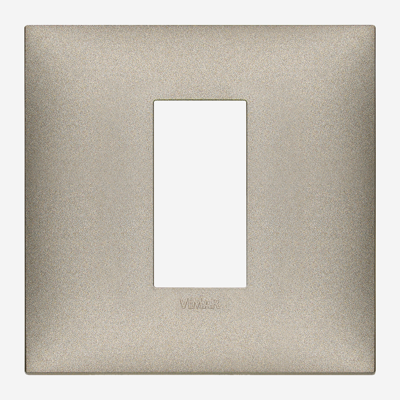 04-Plate 1centrMx2M techn.matt titanium Plate 1centrMx2M techn.matt titanium - Image 1