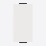 1P 16AX 1-way switch white