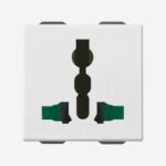 2P+E13ASICURY multistandard outlet white