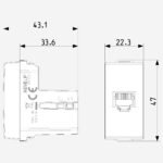 Phone jack RJ11 6/4 white - Image 2