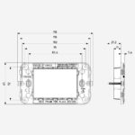 Mounting frame Plana/Neve+screws - Image 2