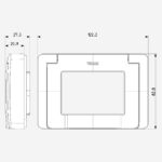 IP55 cover 3M +screws white - Image 2