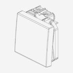 1P 16AX 2-way switch 2M white - Image 2