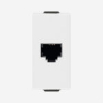 Phone jack RJ11 6/4 white