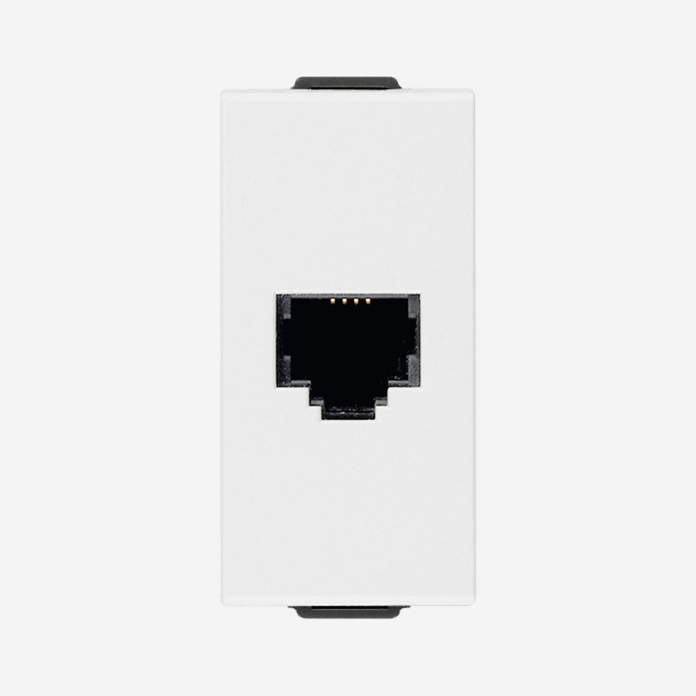 Phone jack RJ11 6-4 white Phone jack RJ11 6/4 white - Image 1