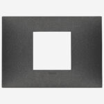 Plate 2centrM techn.carbon matt