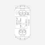 2P 16A USA+EU ø4,8mm outlet white - Image 4