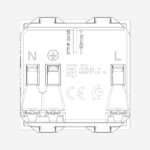 2P+E13ASICURY multistandard outlet white - Image 4