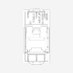 RJ45 Cat6 Netsafe UTP 110 outlet carbon - Image 4