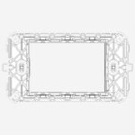 Mounting frame Plana/Neve+screws - Image 4