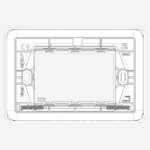 IP55 cover 3M +screws white - Image 4