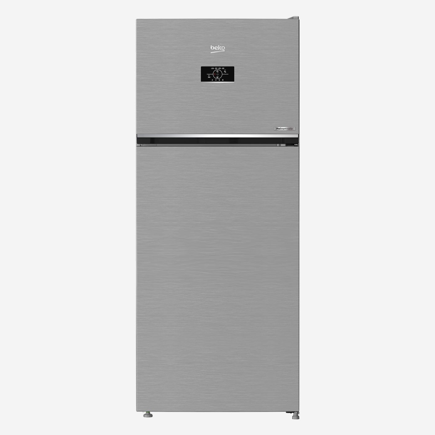 420lt-Silver-digital-1 2 Door 455lt net 406lt Silver Nofrost, Inverter, Harvest fresh - الصورة 1