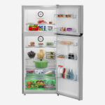 ⁦2 Door 455lt net 406lt Silver Nofrost, Inverter, Harvest fresh⁩ - الصورة ⁦3⁩