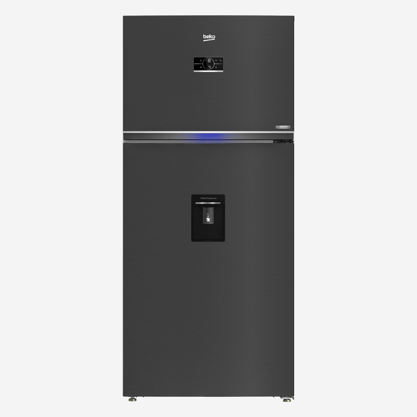 FR-45-1 2 Door 650lt net 630lt Dark Inox Nofrost, Digital touch, With Dispenser - Image 1