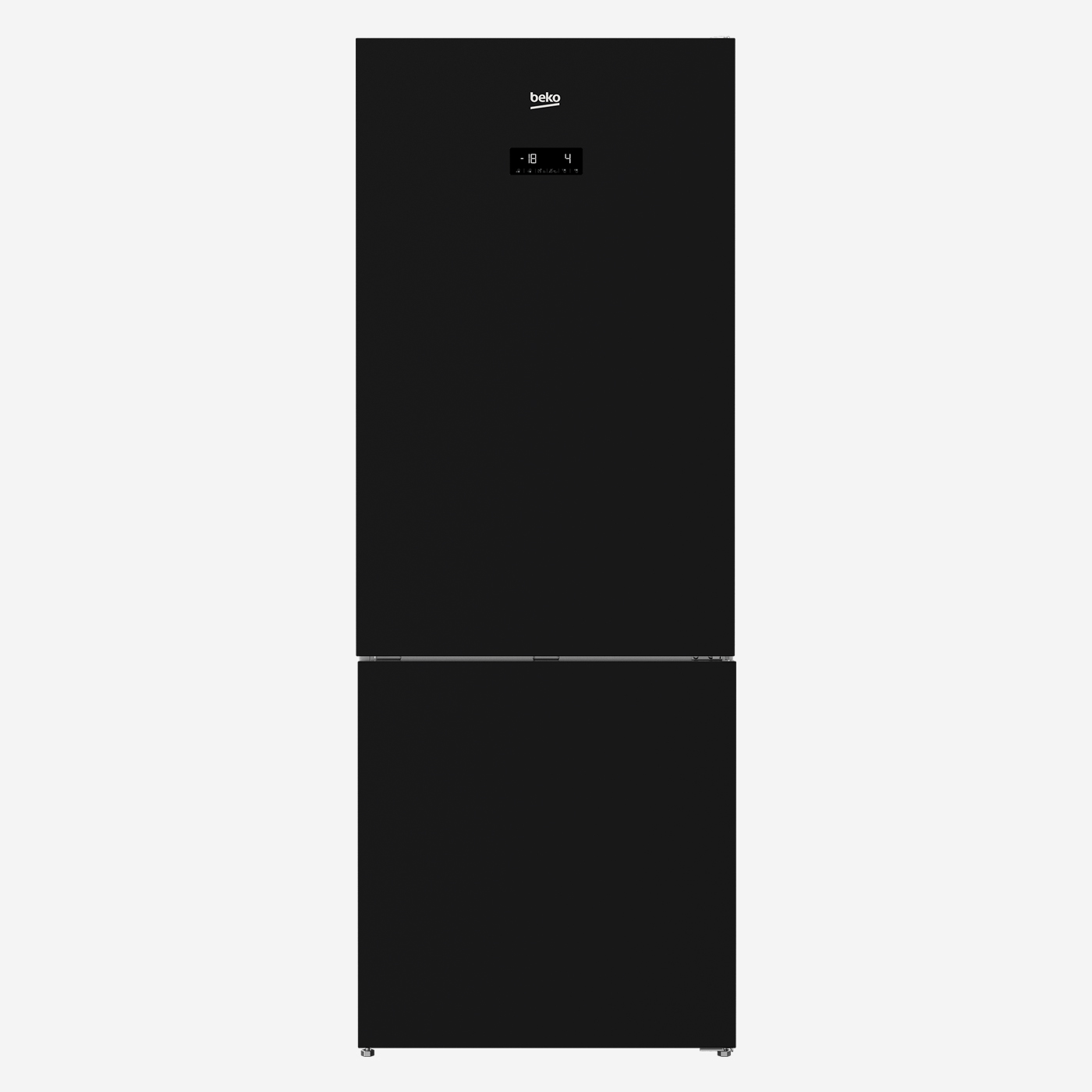 FR-51-1 2 Door 560lt net 501lt Glass Black Nofrost, Digital Touch (Combi) - الصورة 1