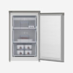 ⁦Upright Freezer 102lt net 85lt Defrost 3 Drawer Silver Freezer⁩ - الصورة ⁦3⁩