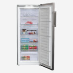 Upright Freezer 260lt net 218lt Nofrost 6 Drawer, Digital Touch Silver - Image 3
