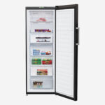 Upright Freezer 280lt net 243lt Nofrost 7 Drawer ( PVC ) Black - Image 3