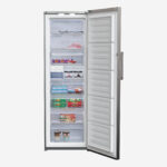 ⁦Upright Freezer 312lt net 282lt Nofrost 8 Drawer Digital Touch Silver⁩ - الصورة ⁦2⁩