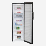 ⁦Upright Freezer 312lt net 282lt Nofrost 8 Drawer ( PVC ) Black⁩ - الصورة ⁦3⁩