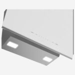 Hood 60 cm, Dishwasher Safe Filter 3 Speed levels, Glass, Carbon Filter, Filter Saturation Indicator, Air Cleaning Function, Auto Shut Down, White - Image 3