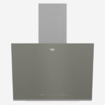 Hood 60 cm, Dishwasher Safe Filter 3 Speed levels, Glass, Carbon Filter, Filter Saturation Indicator, Air Cleaning Function, Auto Shut Down, Silver