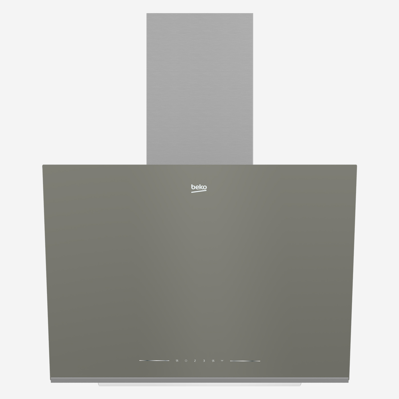 HO-191-1 Hood 60 cm, Dishwasher Safe Filter 3 Speed levels, Glass, Carbon Filter, Filter Saturation Indicator, Air Cleaning Function, Auto Shut Down, Silver - Image 1