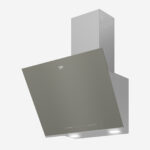 Hood 60 cm, Dishwasher Safe Filter 3 Speed levels, Glass, Carbon Filter, Filter Saturation Indicator, Air Cleaning Function, Auto Shut Down, Silver - Image 2