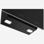 Hood 60 cm, Dishwasher Safe Filter 3 Speed Levels, Glass Carbon Filter, Filter Saturation Indicator, Air Cleaning Function, Auto Shut Down, Black - Image 3