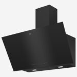 Hood 90 cm, Dishwasher Safe Filter 3 Speed Levels, Glass Black, With or with out Chimney - Image 2