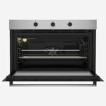 Gas Built In Ovens 90 cm, Gas Safety, Cooling Fan, Cooking Fan Integrated Electronic Ignition, Stainless Steel - Image 3