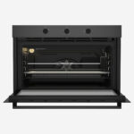 ⁦Gas Built In Ovens 90 cm, Gas Safety, Cooling Fan, Cooking Fan Integrated Electronic Ignition, Dark Stainless Steel⁩ - الصورة ⁦3⁩