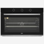 Gas Built In Ovens 90 cm, Gas Safety, Cooling Fan, Cooking Fan Integrated Electronic Ignition, Black