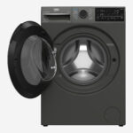 12 KG 1400 RPM Washer Dryer 7 KG Digital Screen Gray XL Chrome Door (Xpress) Inv-Steam, Bluetooth, WIFI, Iron Finish technology - Image 4