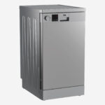 Dishwasher 45 cm 5 Program 10 Person Silver, LED  Display, Half Load, Time Delay - Image 2