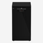 Dishwasher 45 cm 5 Program 10 Person Black, LED  Display, Half Load, Time Delay
