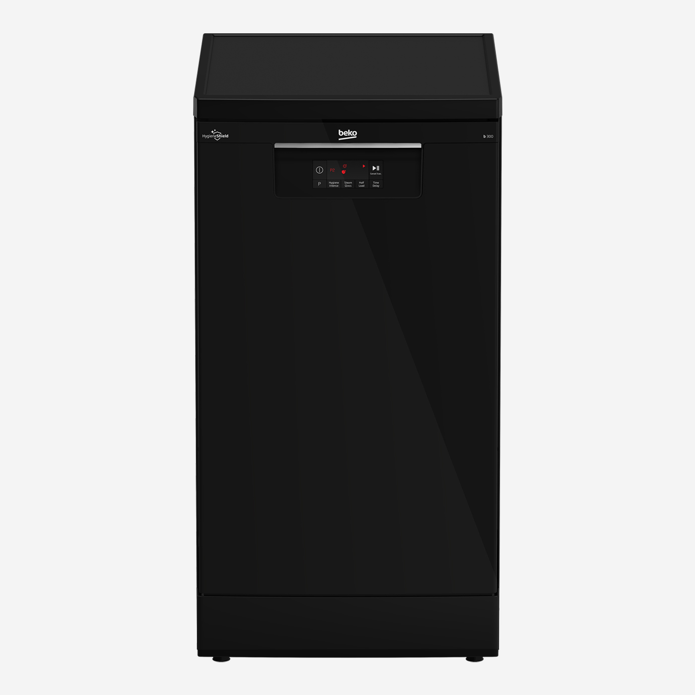 WM-124-1 Dishwasher 45 cm 5 Program 10 Person Black, LED Display, Half Load, Time Delay - Image 1