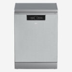 Dishwasher 60 cm 6 Program 15 Person Inox, LED Display (CornerIntense) Hygiene, Steam Gloss, Fast, Half Load, Inv.
