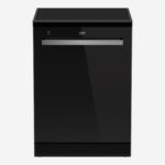Dishwasher 60 cm 8 Program 15 Person Glass Black, LED Display, Half Load (Aquaintense) Inv.