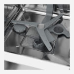 Dishwasher 60 cm 6 Program 15 Person Black Glass, LED Display, Hygiene (CornerIntense) Steam Gloss, Fast, Inv. - Image 4