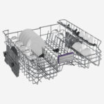 Dishwasher 60 cm 6 Program 15 Person Black Glass, LED Display, Hygiene (CornerIntense) Steam Gloss, Fast, Inv. - Image 6