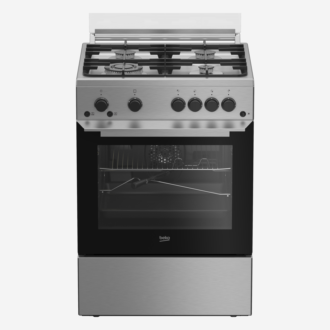 WM-139-1 Gas Cooker 60 cm 4 Burners Full Safety, Cooking Fan, Cast Pan Support, integrated ignition - الصورة 1