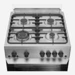⁦Gas Cooker 60 cm 4 Burners Full Safety, Cooking Fan, Cast Pan Support, integrated ignition⁩ - الصورة ⁦3⁩