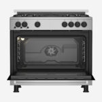 ⁦Gas Cooker 90 cm 5 Burners, Full Safety Cooling Fan, Cooking Fan, Enameled Pan Support⁩ - الصورة ⁦6⁩