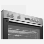 ⁦Gas Cooker 90 cm 5 Burners, Full Safety Cooling Fan, Cooking Fan, Digital, Cast Pan Support⁩ - الصورة ⁦3⁩