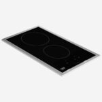 Vitroceramic Hob 30 cm, 2 Vitroceramic Zones, 9 Cooking Levels, Glass, Black - Image 2