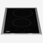 Vitroceramic Hob 30 cm, 2 Vitroceramic Zones, 9 Cooking Levels, Glass, Black - Image 3