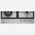 Gas Hob 60 cm 4 Berners, Gas Safety, Cast Iron Pan Support, Stainless - Image 4