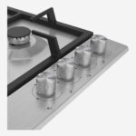 Gas Hob 60 cm 4 Berners, Gas Safety, Cast Iron Pan Support, Stainless - Image 5
