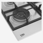 Gas Hob 60 cm 4 Berners, Gas Safety, Cast Iron Pan Support, Stainless - Image 6